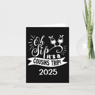 Cartão Cousin Crew Trip 2025 Summer Family Reunion Weeken