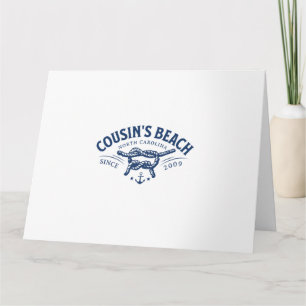 Cartão Cousin's Beach NC The Summer I Turned Bonito