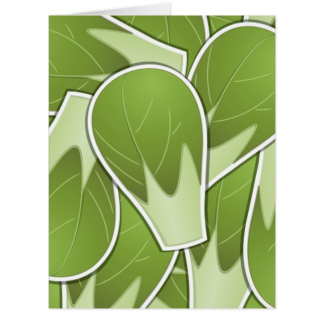 Cartão Couve-brussel (Frente)