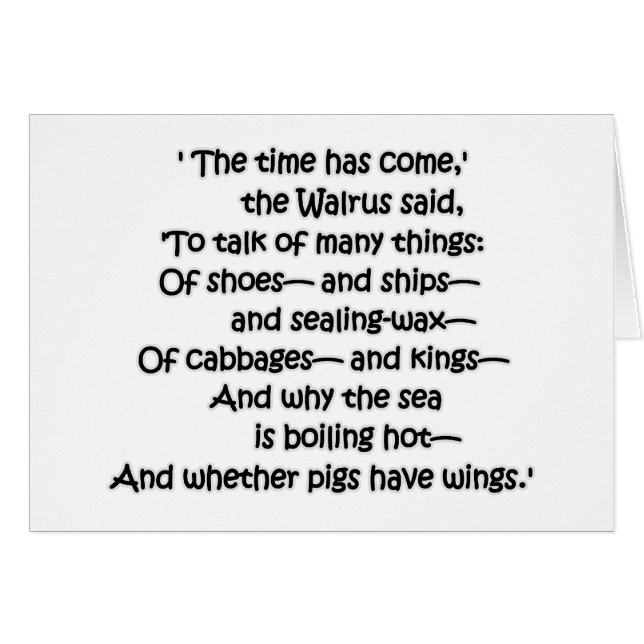 Cartão Couves da morsa (Frente Horizontal)