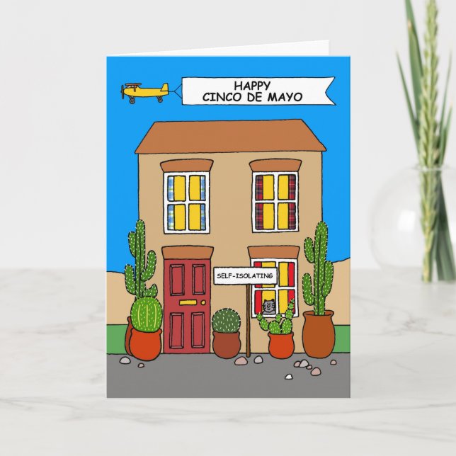 Cartão Covid 19 Happy Cinco de Mayo  (Frente)