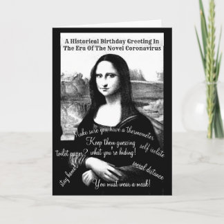 Cartão Covid-19 Time Capsule Greeting Card