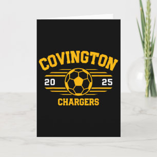 Cartão Covington Chargers Futebol Byll 2025
