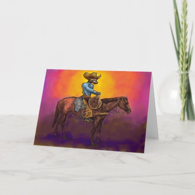 Cartão Cowboy (Frente)