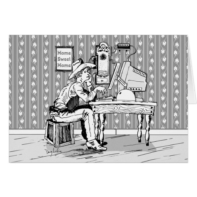 Cartão Cowboy (Frente Horizontal)