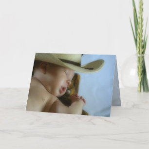 Cartão Cowboy Baby