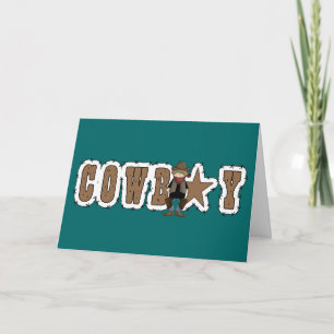 Cartão Cowboy Congrats - Western New Job or Promotion