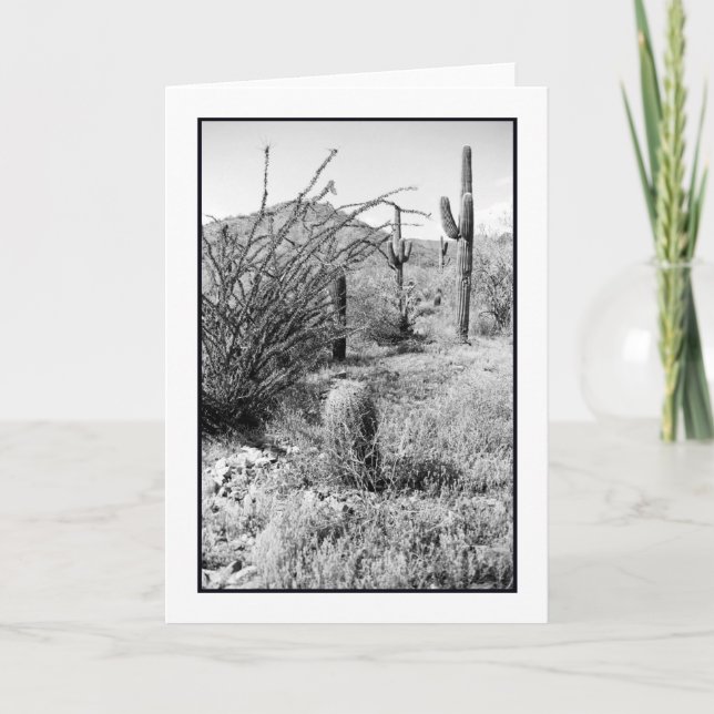 Cartão Cowboy Garden Greeting Card (Frente)