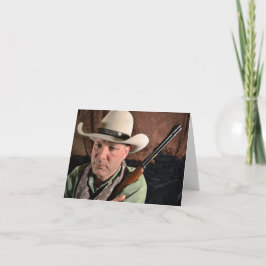 Cartão Cowboy Notecard