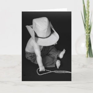 Cartão Cowboy/Rodeo Baby