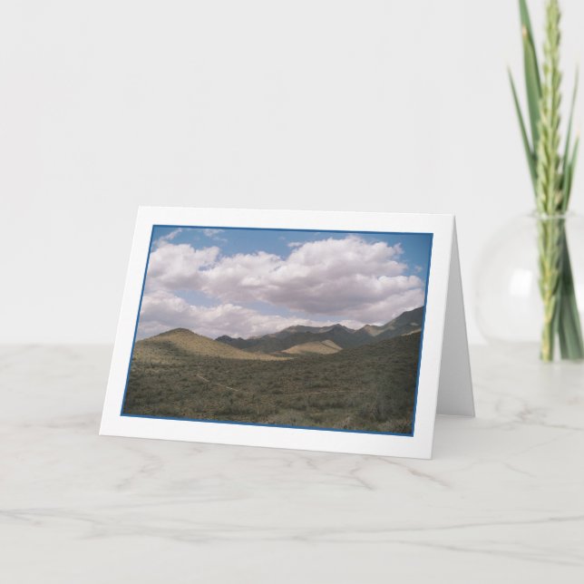 Cartão Cowboy Skyline Greeting Card (Frente)