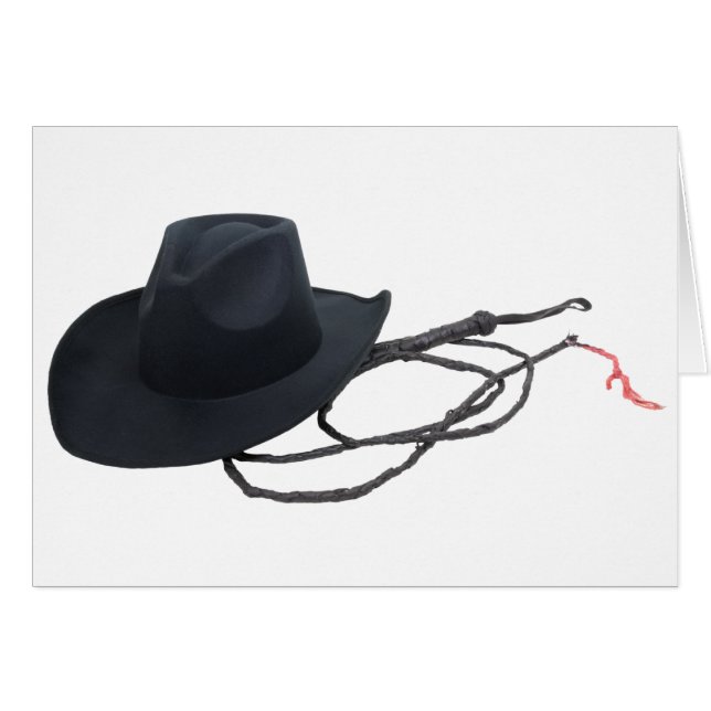 Cartão CowboyHatWhip090309 (Frente Horizontal)