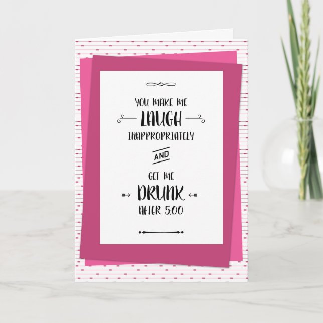 Cartão Coworker BFF Friend (Frente)