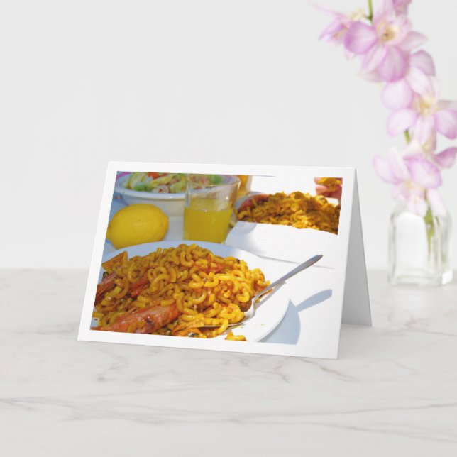 Cartão Cozinha Marítima Espanhola (Orquídea)