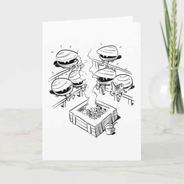 Cartão cozinhado dos moluscos (Frente)