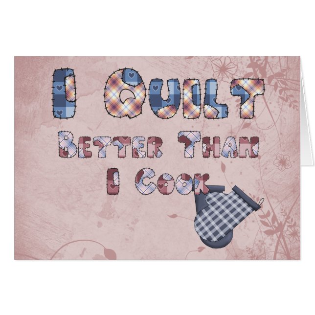 Cartão Cozinheiro estofando (Frente Horizontal)