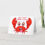 CARTÃO CRABBY TWIN HUMOR FOR YOUR BIRTHDAY<br><div class="desc">DO NOT BE A "CRAB" ON YOUR *BIRTHDAY*!!!! COME ON OUT AND CELEBRATE "YOUR SPECIAL DAY" THANKS FOR STOPPING BY 1 OF MY 8 STORES AND HAVE A GREAT DAY!!!!</div>