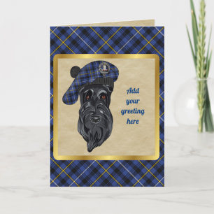 Cartão Crachá Fleming e Placa Personalizada Tartan