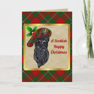 Cartão Crachá MacGregor e Tartan Natal Personalizado