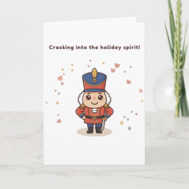 Cartão Cracking Into the Holiday Spirit