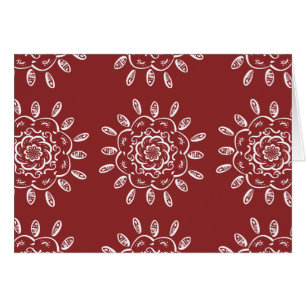 Cartão Cranberry Mandala