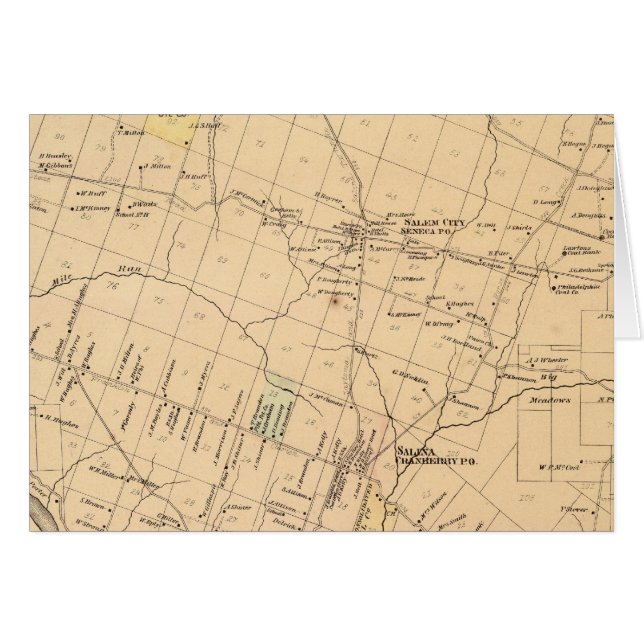 Cartão Cranberry Township (Frente Horizontal)