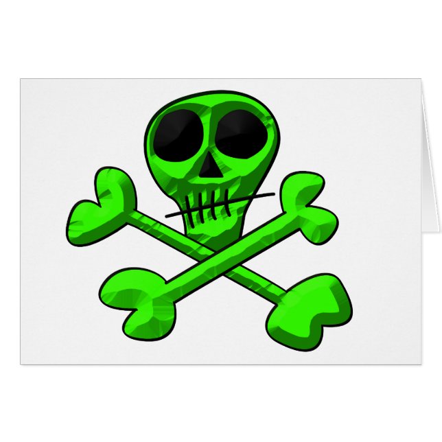 Cartão crânio (Frente Horizontal)