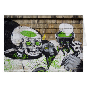 Cartão Crânio Amazado