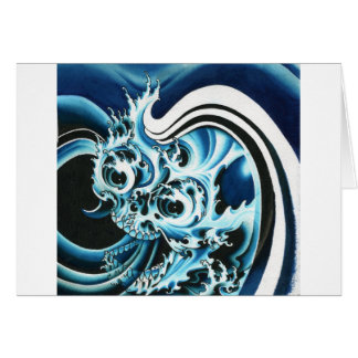 Cartão Crânio da água