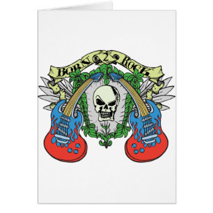 Cartão Crânio da rocha do nascer 2