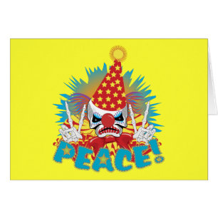 Cartão Crânio de Palhaço