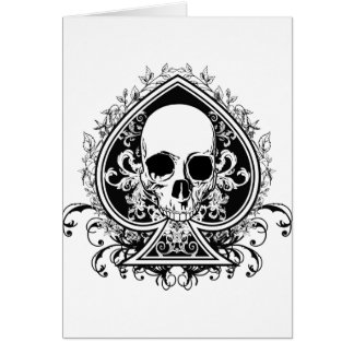 Cartão Crânio dos áss