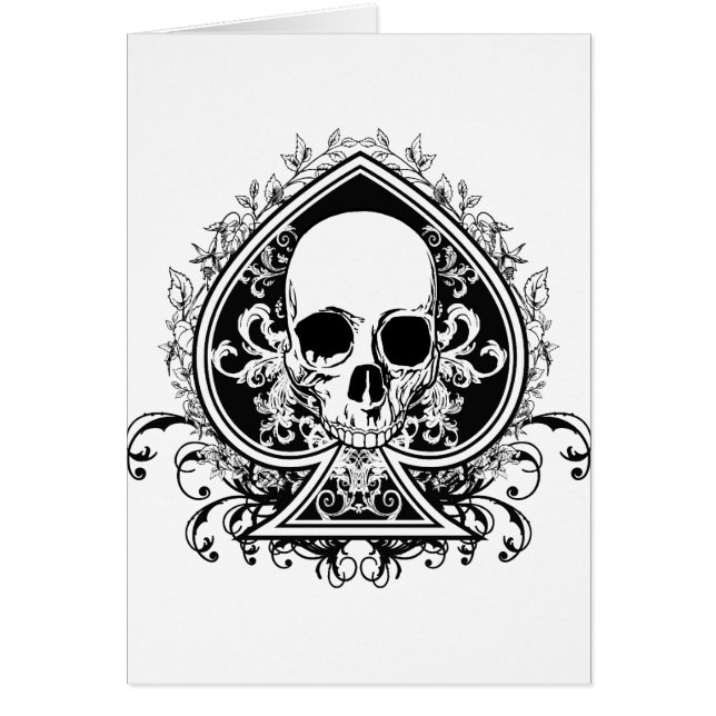 Cartão Crânio dos áss (Frente)