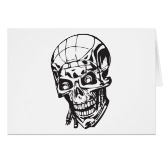 Cartão Crânio humano 159