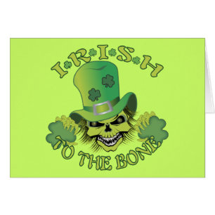 Cartão Crânio Irlandês