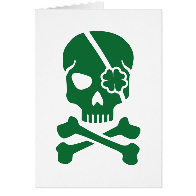 Cartão Crânio irlandês (Frente)
