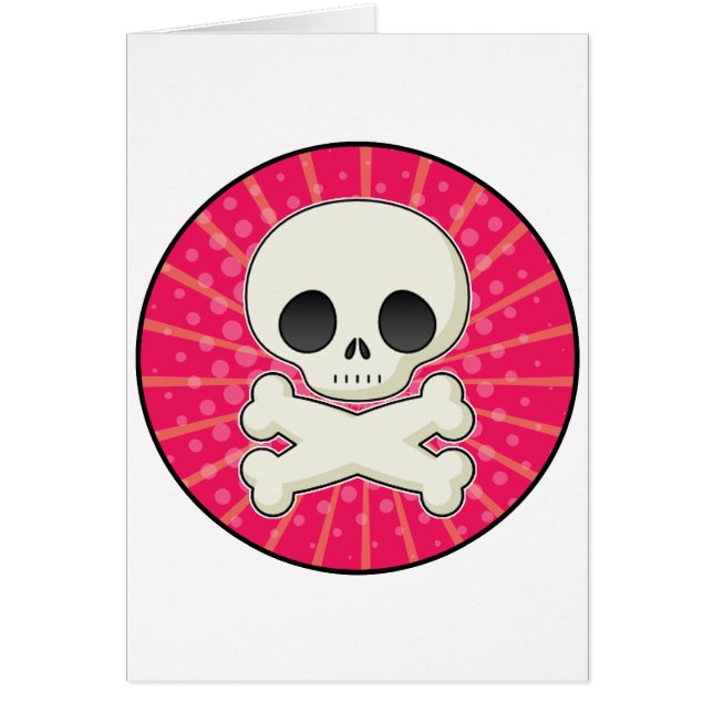 Cartão Crânios bonitos (Frente)