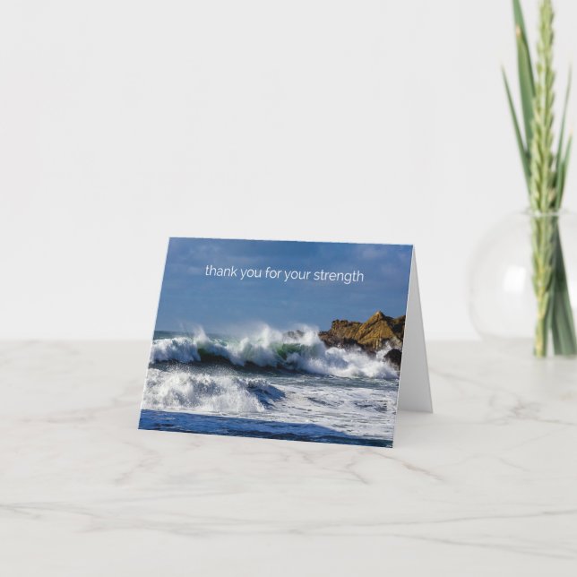 Cartão Crashing Waves at Big Sur - Note Card (Frente)