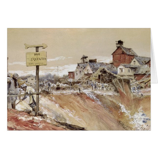 Cartão Crateras no Presunto-Santo-Quentin (Frente Horizontal)