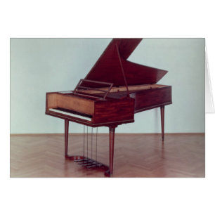 Cartão Cravo pertencente a Ludwig van Beethoven