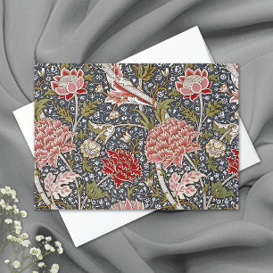 Cartão Cray Textile por William Morris Fine Art Vazio car