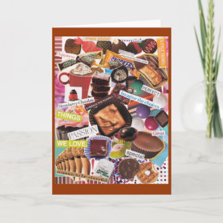 Cartão Crazy about Chocolate Notecard