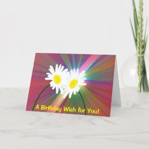 Cartão Crazy Daisys