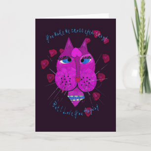 Cartão Crazy I Love You Anyway Greeting Card