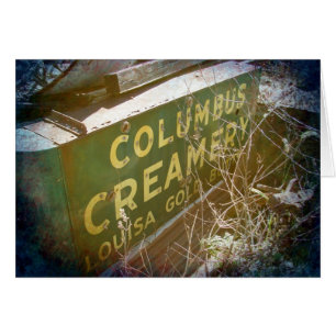 Cartão Creamery Columbus