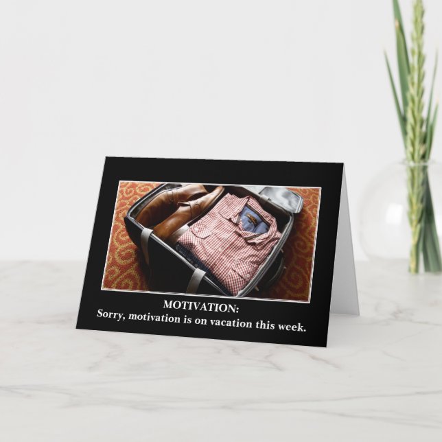 Cartão Create a custom demotivational gift (Frente)