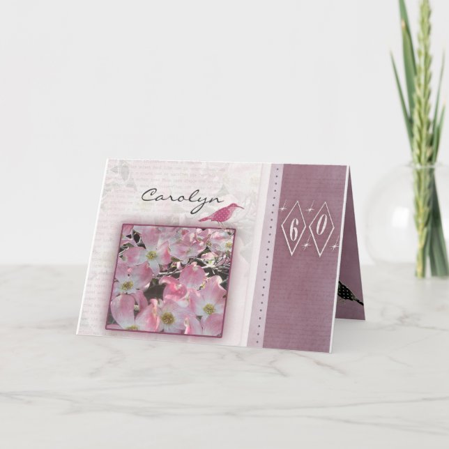 Cartão Create your own 60th birthday (Frente)