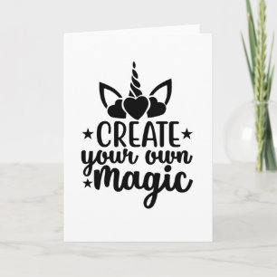 Cartão Create your own magic