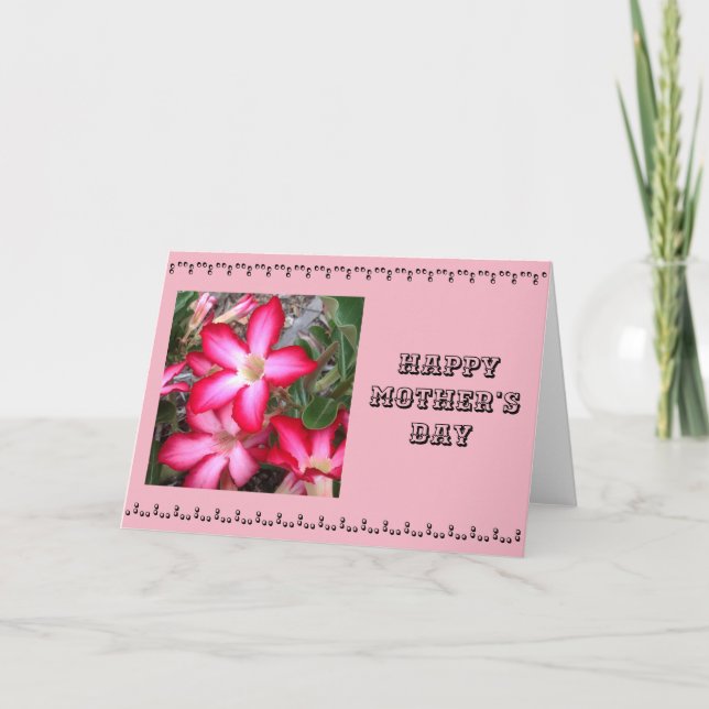 Cartão Create your own Mother's Day card (Frente)