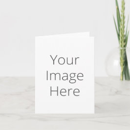 Cartão Create Your Own Vertical Note Card